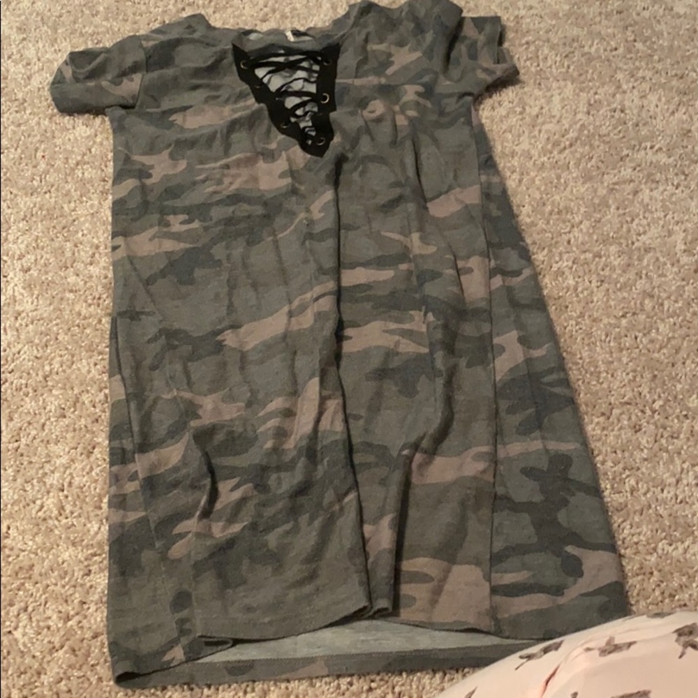 Low cut camp dress